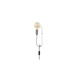 Pota Applique Murale "Brisbane" Style Moderne 1 x E27 Chrome sans Ampoule [OPV-892OPV1227]
