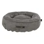 Trixie Vital Lennox - Panier rond pour chien avec couchage en mousse visco-élastique, tissu chenille doux, housse déhoussable et fond antidérapant - Diamètre 50 cm - Gris