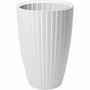 Garden ID Pot de fleurs Fancy Blanc 40 x 58 cm