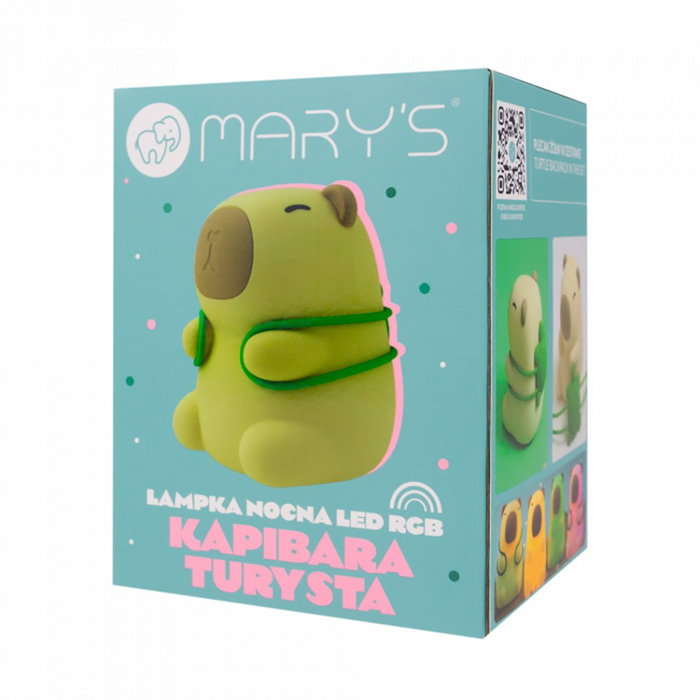 Mary´S Lampe de nuit LED rechargeable Capibara Turista RGB