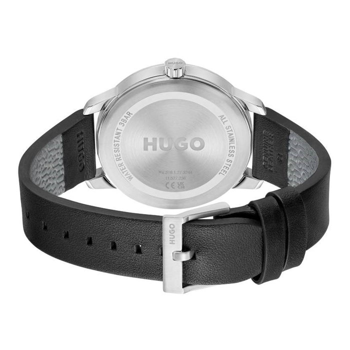 HUGO BOSS 1530366 - Montre Homme en Acier Inoxydable et Cuir