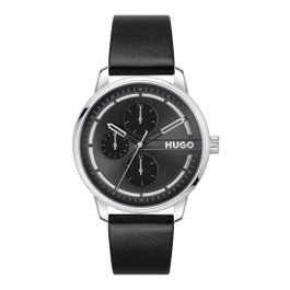 HUGO BOSS 1530366 - Montre Homme en Acier Inoxydable et Cuir
