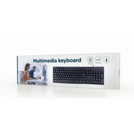 GEMBIRD KB-UM-107 Clavier Informatique Noir US Layout