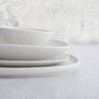 Assiette plate Bidasoa Fosil Blanc Céramique 26,3 x 25,5 x 2,4 cm (6 Unités)