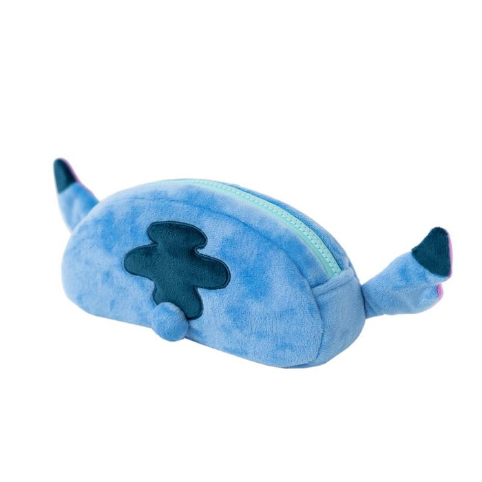 Disney - Porte-tout en peluche Stitch, dimensions 20x9x5cm, fermeture à zip, intérieur polyester