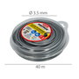 WOLFPACK LINEA PROFESIONAL Fil de débroussailleuse nylon/aluminium rond 3,5 mm (40 m)