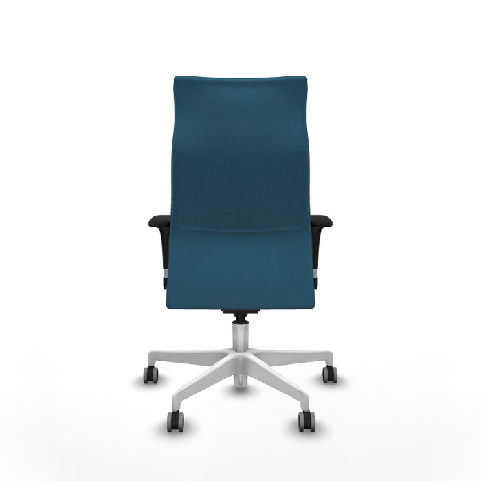 Piqueras Y Crespo Fauteuil Albacete Vert Pétrole avec Mécanisme Synchro et Base Blanche Piqueras Y Crespo Fauteuil Albacete Vert Pétrole avec Mécanisme Synchro et Base Blanche