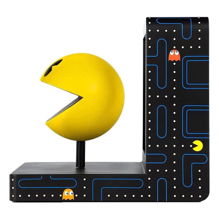 First 4 Figures Figurine Pac-Man 40e Anniversaire PVC avec Base Miroir Infini LED USB-C