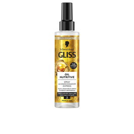Schwarzkopf Mass Market GLISS OIL NUTRITIVE Après-shampooing spray 200 ml soin réparateur brume régénérante cheveux fragilisés nutrition intense
