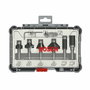 Bosch Professional Coffret de 6 fraises pour bois tendre et dur - Queue de 8 mm