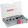 Bosch Professional Coffret de 6 fraises pour bois tendre et dur - Queue de 8 mm