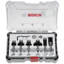 Bosch Professional Coffret de 6 fraises Trim & Edging, queue 8 mm