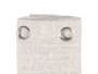 Giftdecor Rideau Gris à Rayures en Tissu Polyester 24 x 5 x 36 cm (Set de 6)