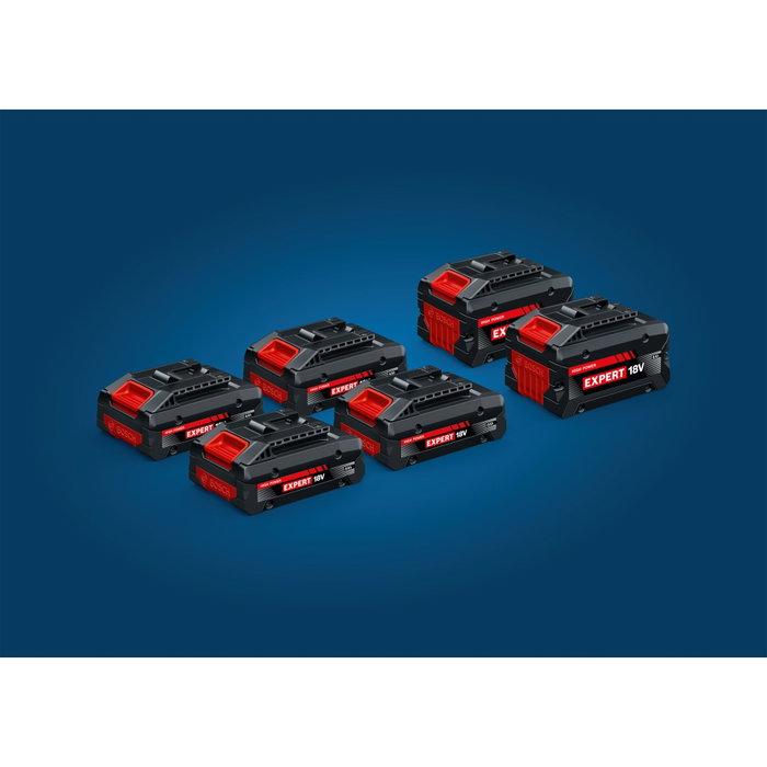Bosch Ensemble de 6 Batteries Professional 18V (4x 4.0 Ah EXBA18V-40 + 2x 8.0 Ah EXBA18V-80)