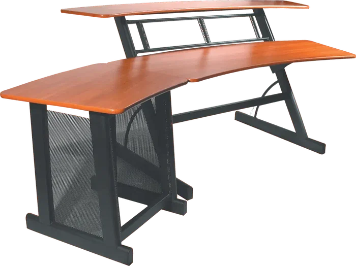 QUIKLOK Soporte Rack 12U avec Bandeja Supérieure - Acero, 90 kg, Cerisier