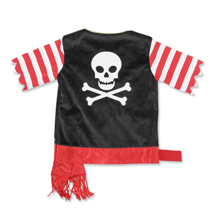 Melissa & Doug Déguisement de Pirate avec Accessoires - Veste, Chapeau, Épée et Cache-œil