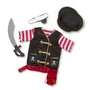 Melissa & Doug Déguisement de Pirate avec Accessoires - Veste, Chapeau, Épée et Cache-œil
