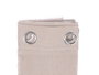 Giftdecor Rideau Gris Transparent 140 x 260 cm, Tissu en Polyester et Lin (Set de 6)