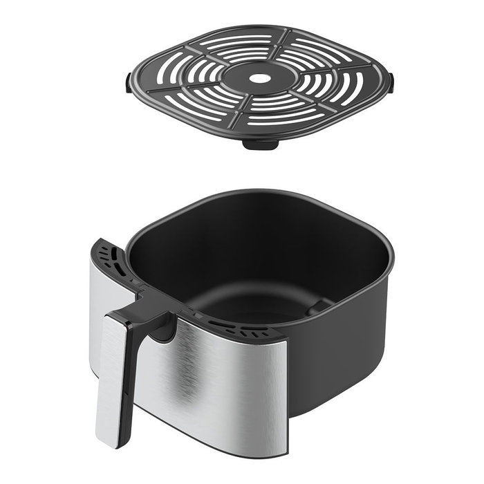Edm Friteuse à air 5L avec écran LED 1450W 8 menus programmés - Inclus papier de friteuse ø17 cm 100 pièces réf. 07788 Edm Friteuse à air 5L avec écran LED 1450W 8 menus programmés - Inclus papier de friteuse ø17 cm 100 pièces réf. 07788