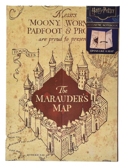 Thumbs Up Harry Potter carnet de notes A5 Carte du Maraudeur