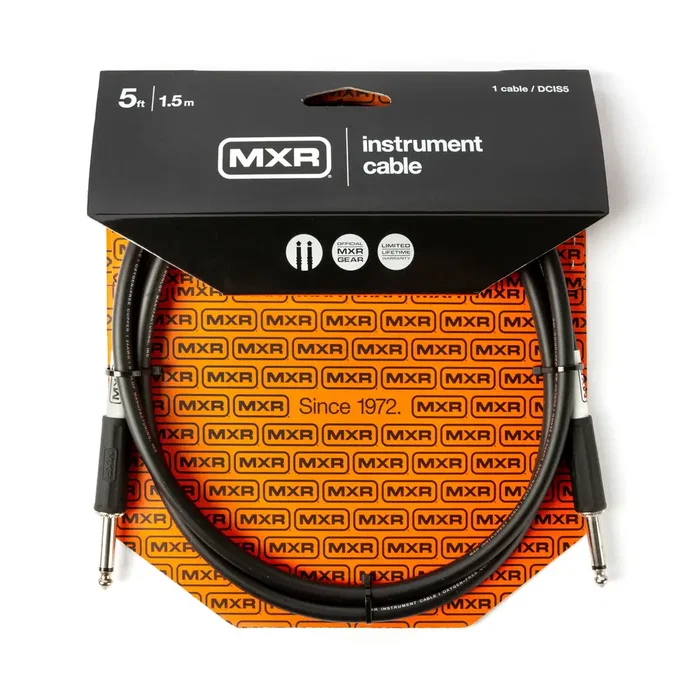 MXR Câble Instrument Jack / Jack 1,50 m pour Guitare Basse Audio