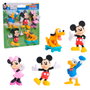 Just Play Pack 5 Figuras Mickey Mouse Disney 38818 - Figurines Mickey, Minnie, Donald et Pluto - Multilingue - Dès 3 Ans