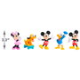 Just Play Pack 5 Figuras Mickey Mouse Disney 38818 - Figurines Mickey, Minnie, Donald et Pluto - Multilingue - Dès 3 Ans