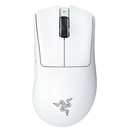 Razer Souris Gaming DeathAdder V3 Pro RZ01-04630200-R3G1 - Souris sans fil légère pour FPS - Capteur Focus Pro 30K - Bluetooth et USB-C - Blanc