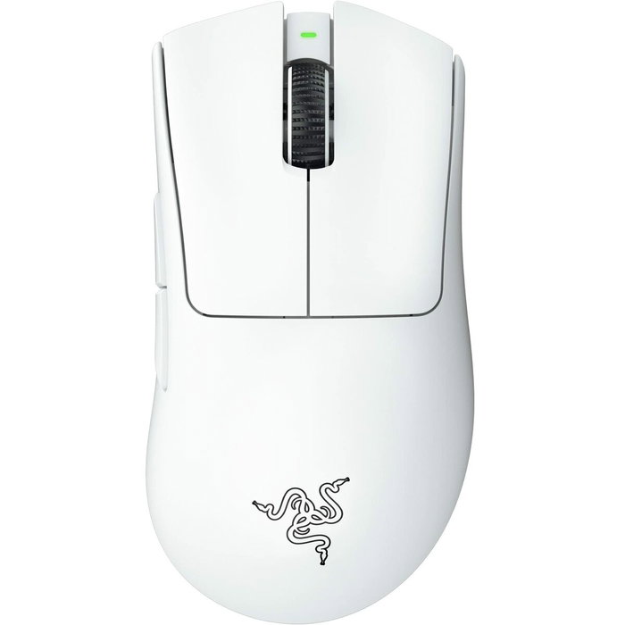 Razer Souris Gaming DeathAdder V3 Pro RZ01-04630200-R3G1 - Souris sans fil légère pour FPS - Capteur Focus Pro 30K - Bluetooth et USB-C - Blanc Razer Souris Gaming DeathAdder V3 Pro RZ01-04630200-R3G1 - Souris sans fil légère pour FPS - Capteur Focus Pro 30K - Bluetooth et USB-C - Blanc