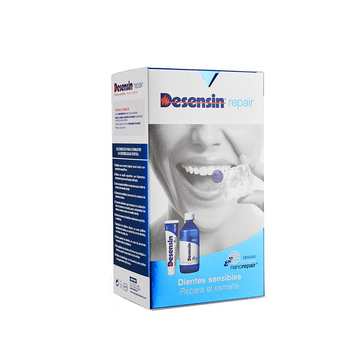 Desensin Lot Réparation Dents Sensibles - Bain de Bouche et Dentifrice avec Hydroxyapatite, 2 pcs Desensin Lot Réparation Dents Sensibles - Bain de Bouche et Dentifrice avec Hydroxyapatite, 2 pcs