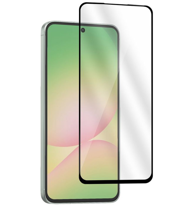 eSTUFF - Protection d'écran en verre trempé Titan Shield® Full Cover pour Samsung Galaxy A56 5G - Anti-rayures 9H avec kit de nettoyage eSTUFF - Protection d'écran en verre trempé Titan Shield® Full Cover pour Samsung Galaxy A56 5G - Anti-rayures 9H avec kit de nettoyage