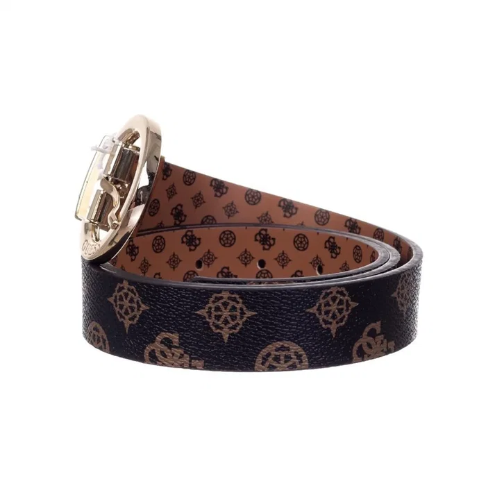 Guess Cesily Ceinture en textile Marron Taille S Guess Cesily Ceinture en textile Marron Taille S