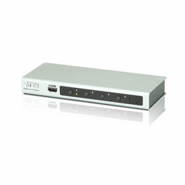 Aten VS481B - Commutateur HDMI 4 ports, 4K Ultra HD, HDCP, RS-232, télécommande IR, 10.2 Gb/s, bande passante 340 MHz