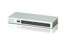 Aten VS481B - Commutateur HDMI 4 ports, 4K Ultra HD, HDCP, RS-232, télécommande IR, 10.2 Gb/s, bande passante 340 MHz