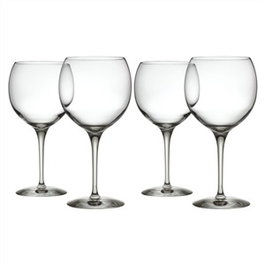 Alessi SG119/0S4 Mami XL Verre à vin rouge en cristal - Set de 4 pièces - Design Stefano Giovannoni