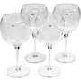 Alessi Mami XL Set de 4 verres à vin rouge en verre cristalino SG119/0S4