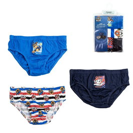 Paw Patrol Pack de 3 culottes single jersey, motif chiots, taille 6-8 ans, référence T06/08