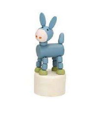 Womax Marionnette animal en bois 9 cm - Modèles assortis - Color Baby