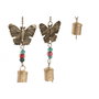 Home ESPRIT Figurine Décorative Papillons Shabby Chic Doré
