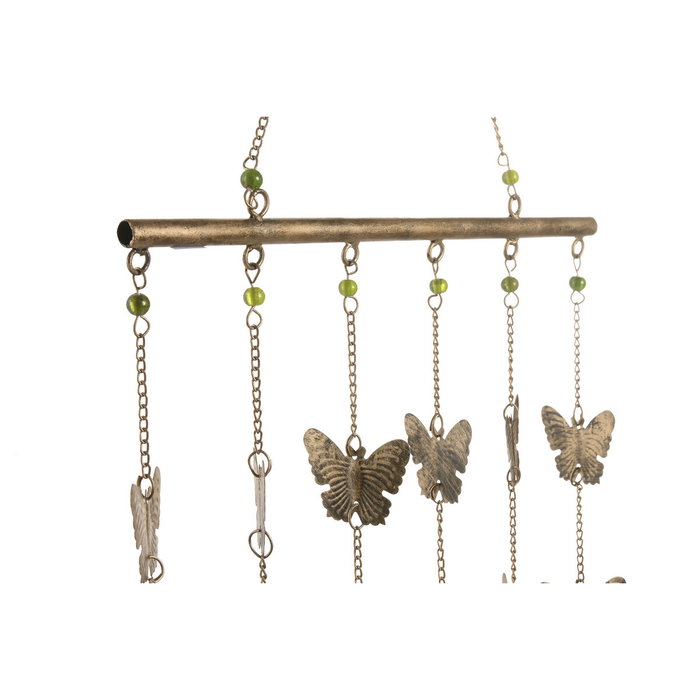 Home ESPRIT Figurine Décorative Papillons Shabby Chic Doré