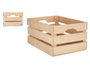 GIFTDECOR Boîte Bois Ouverte 36 x 26 cm Naturelle Pin (Set de 3)