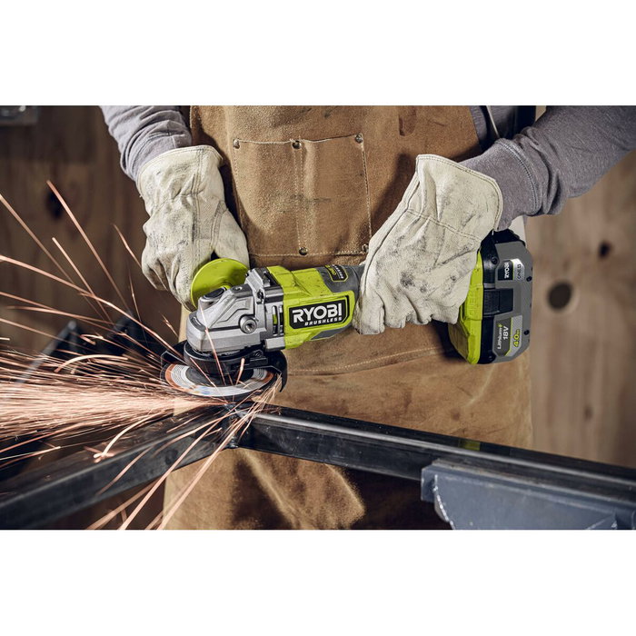 Ryobi Meuleuse d'angle Brushless 18V 125 mm