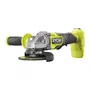 Ryobi Meuleuse d'angle Brushless 18V - 125 mm - Meulage et Tronçonnage - 8000-9200 tr/min - Carter 2-en-1 avec Poignée Auxiliaire
