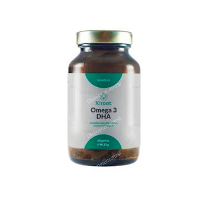 KIROOT Omega 3 DHA - 60 Perles - Complément alimentaire à base d'huile de poisson riche en DHA - Contribue à la vision, au cerveau et au cœur KIROOT Omega 3 DHA - 60 Perles - Complément alimentaire à base d'huile de poisson riche en DHA - Contribue à la vision, au cerveau et au cœur