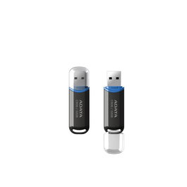 ADATA C906 Clé USB 32GB, 2.0, Noire, 9g, Capuchon de Protection