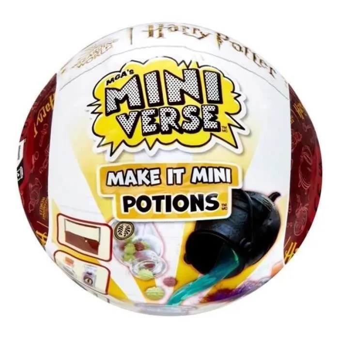 MGA Miniverse - Jeu Créatif Harry Potter - Kit Potions Emblématiques en Résine à Collectionner - Loisir Décoratif - Non Comestible - Dès 8 ans