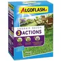 Algoflash Naturasol - Engrais pour gazon - 3 actions - 3 kg - NPK 6-3-4 - Anti-mousse et mauvaises herbes - Mini-granulés sans poussière ni odeur