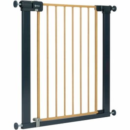 Safety 1st Barrière de sécurité Easy Close effet bois, 73-80 cm