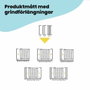 Safety 1st Barrière de sécurité Easy Close effet bois, 73-80 cm