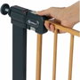 Safety 1st Barrière de sécurité Easy Close effet bois, 73-80 cm